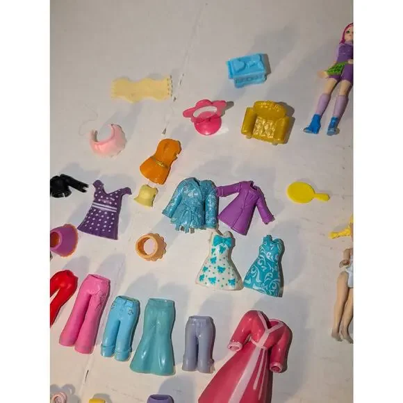 Mixed Lot Polly Pockets Vintage Disney Princess' Clothes - Picture 8 of 10